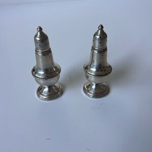 Geary's Beverly Hills Sterling Weighted Salt & Pepper Shakers